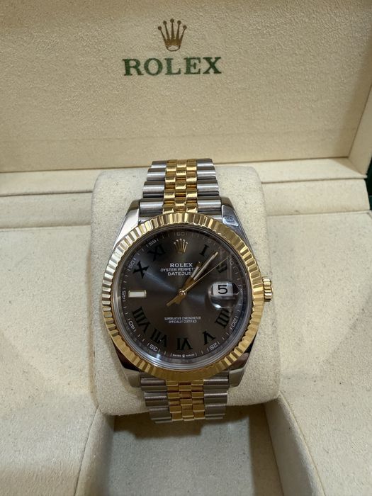 Rolex Datejust 41 | Wimbledon | Jubilee | Flutted | Yellow Gold