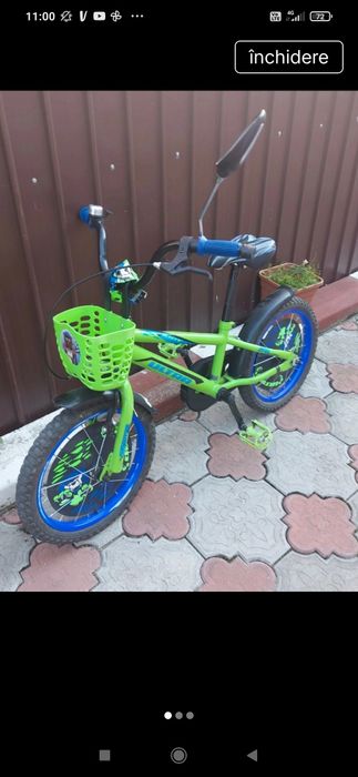 Bicicleta copii bin intretinuta