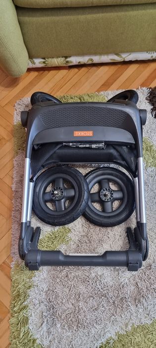 Cărucior Stokke Trails  3 in 1 + bază Stokke  Izofix BeSafe IZI Go
