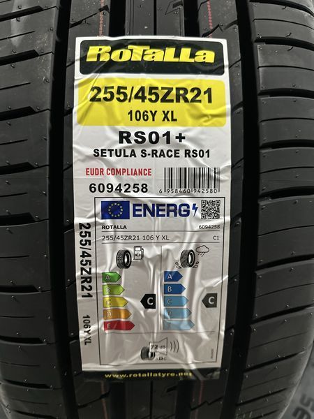 Нови летни гуми ROTALLA RS01+ 255/45R21 106Y XL НОВ DOT БОРД 2554521