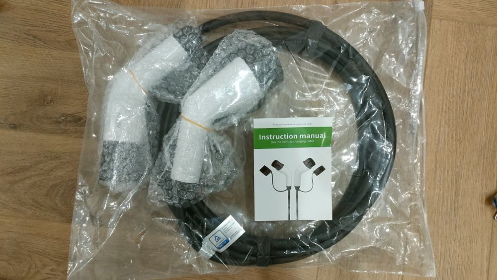 Кабель для зарядки автомобиля. С Type-2 на Type -2.