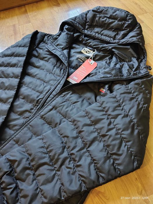 Куртка-стеганка Levis (США),экобиопух,оригинал,новая,р-р 48