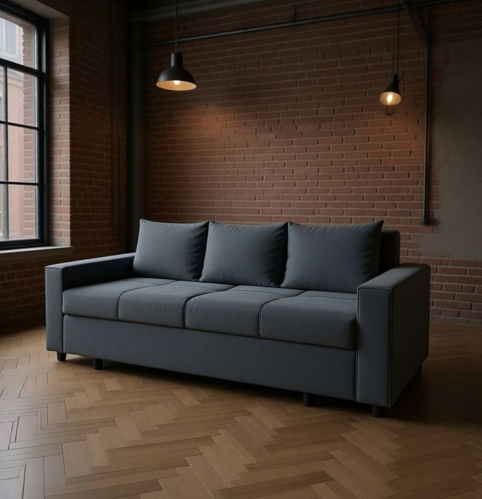 Диван раскладной с ящиком для хранения