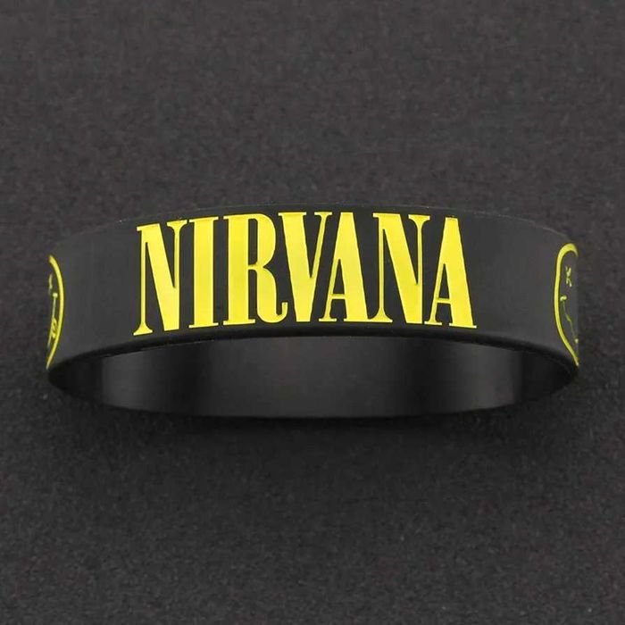 Силиконовый браслет Nirvana
