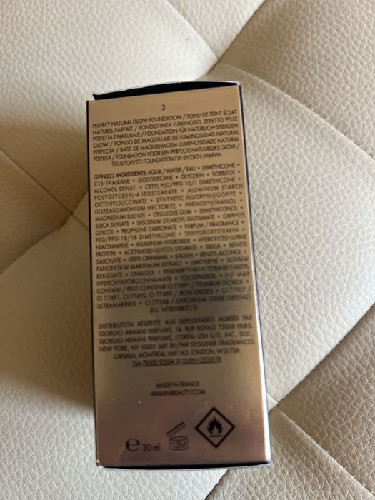 Armani Beauty Luminous Silk фон дьо тен №3 –  нов