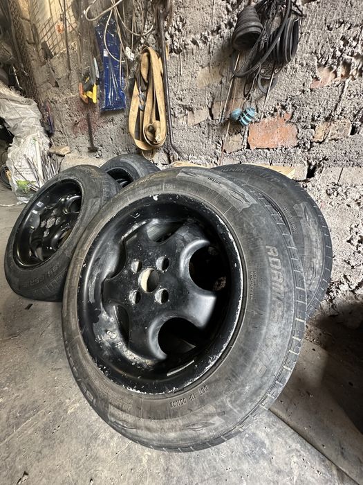 Диск с шинами на фольксваген и опел