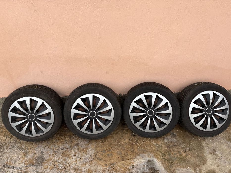 Jante pe 15 de tabla, anvelope de iarna, 5 prezoane