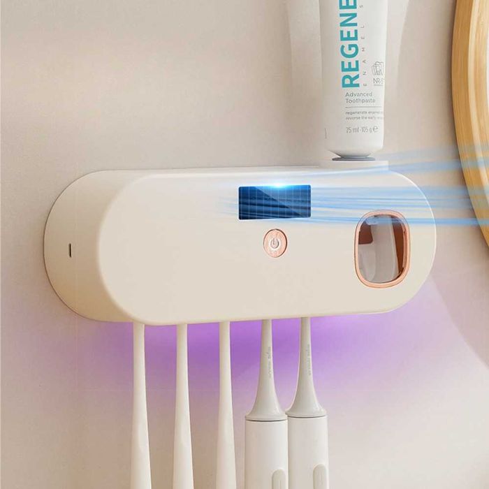 Suport inteligent cu UV Cleanpentru Periute de Dinti Cu 5 Sloturi