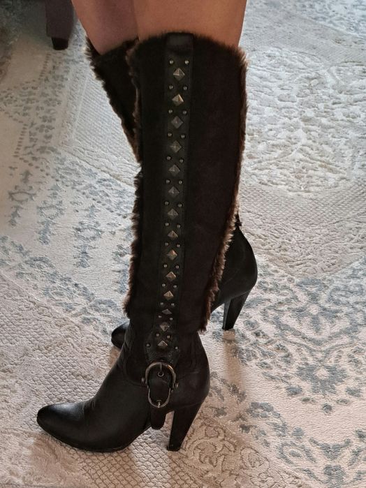 Продается дубленка и сапоги