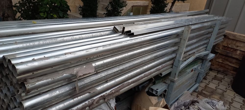 Алуминиеви тръби Ф 50, 3.65 дължина.