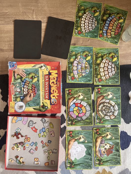 Joc maganetic cu animale si litere, micul constructor