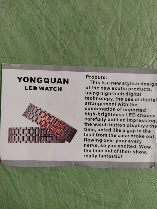 Ръчен LED часовник