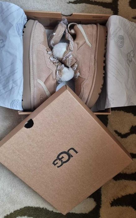 Adidasi/Botine UGG Lowmel Sand, dama, marimea EU 41, US 8, UK 7