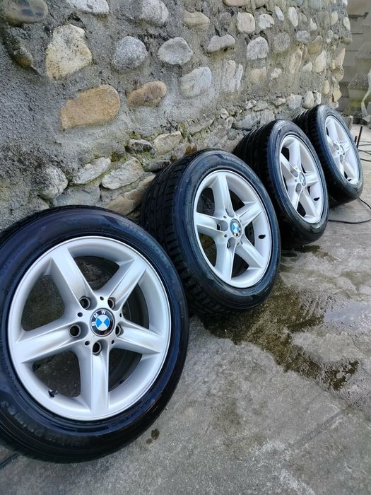 Vând jante BMW E46 R16 cu anvelope vara Hankook