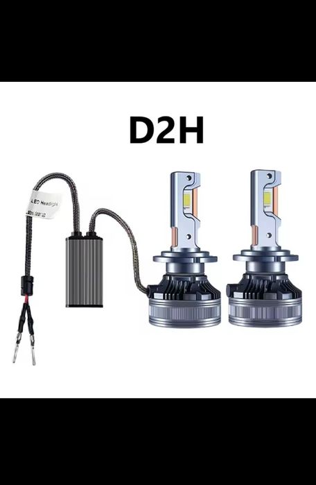 Becuri led D2H , 160w /set , 80w/per bec , 6000k /lumină albă
