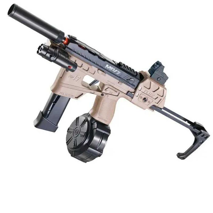 Електрическа играчка-пистолет, включени 5000 броя топчета, MP7