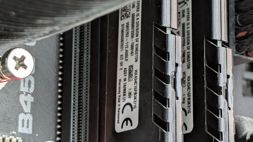 HyperX DDR4 16GB 3466Mhz