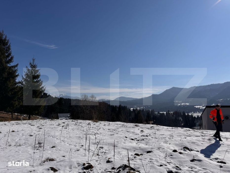 Teren de vanzare la Colibita – cu vedere panoramica spre lac si POTE