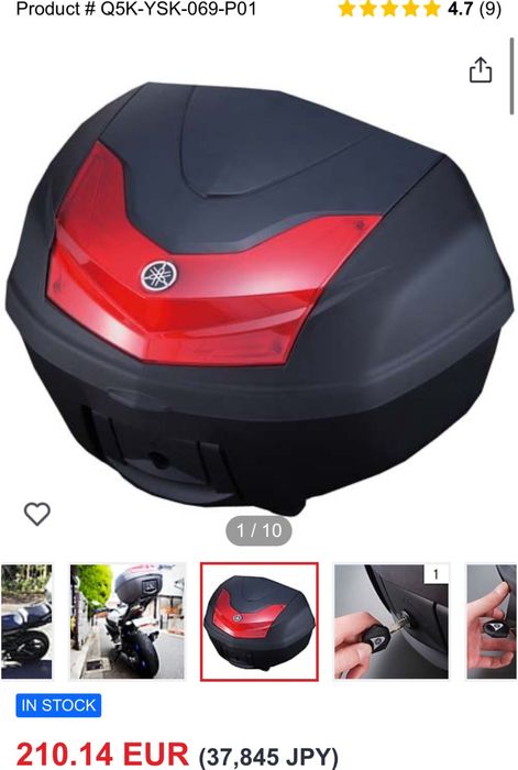 Top case Yamaha si suport Xmax 400 - 300