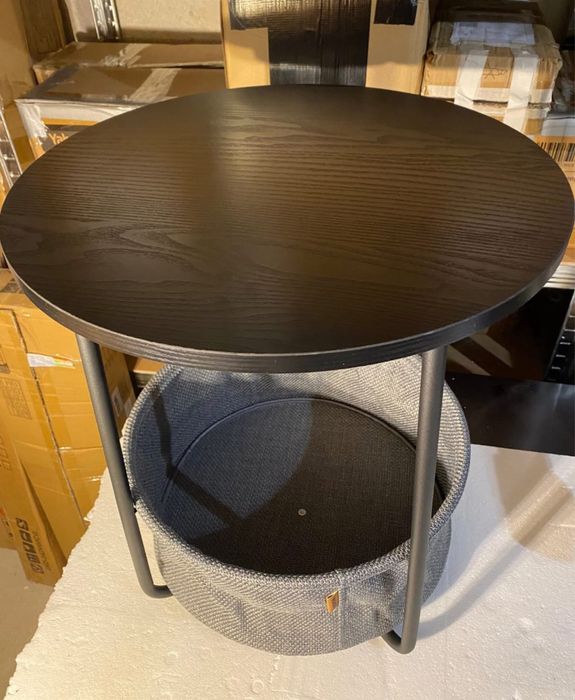 Помощна кръгла масичка VASAGLE