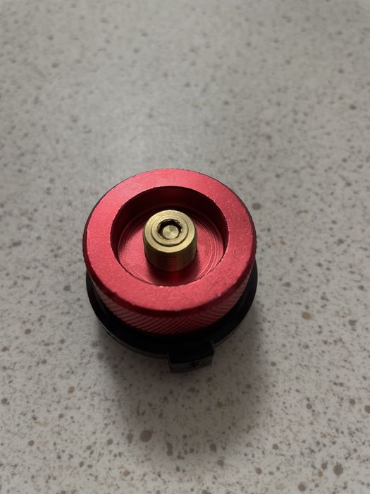 Адаптор с маркуч за пълнене на туристически газови флакони/бутилки7/16