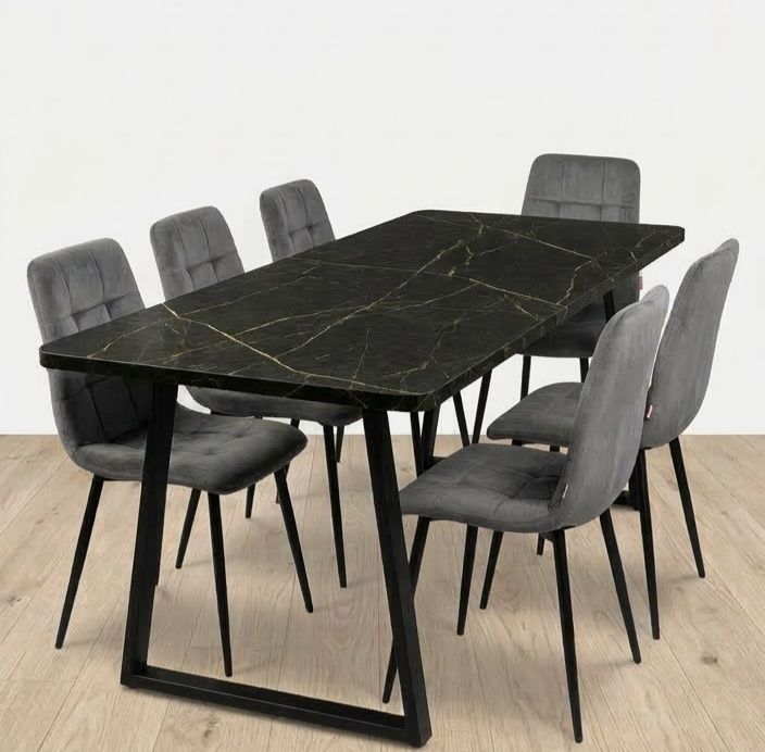 Комплект стол 180см + 6 новых стульев ЗА 120.000т