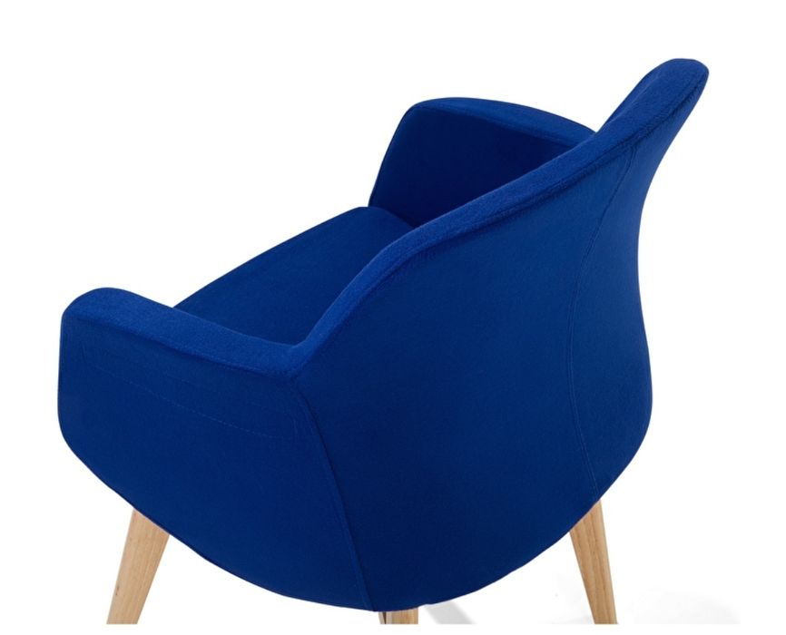 Fotoliu/Scaun tapițat Albastru Inchis