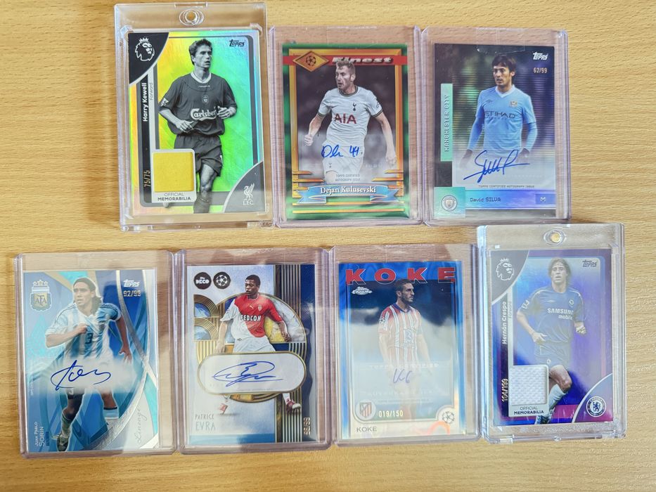 Футболни карти (Автографи / Части от Екипи / Номерирани)