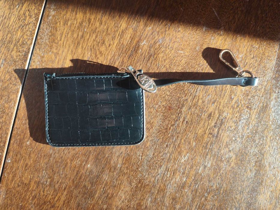 Кожена чанта (естествена кожа) + портмоне