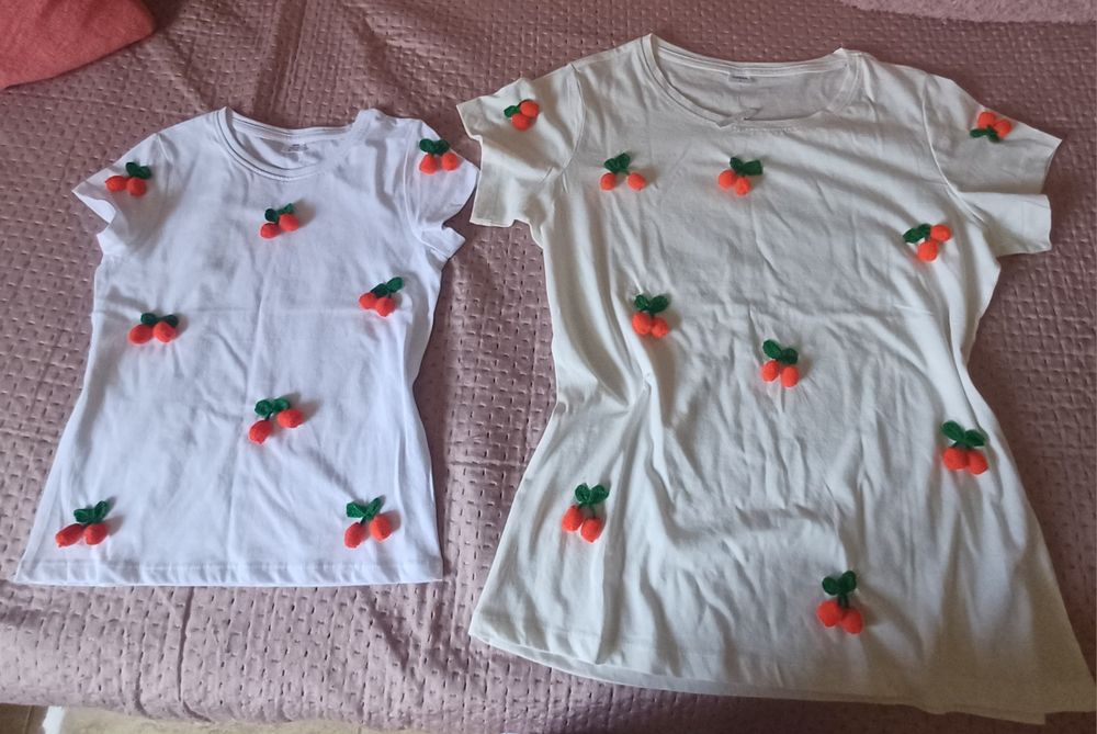 Set tricouri mamă fică 80 lei