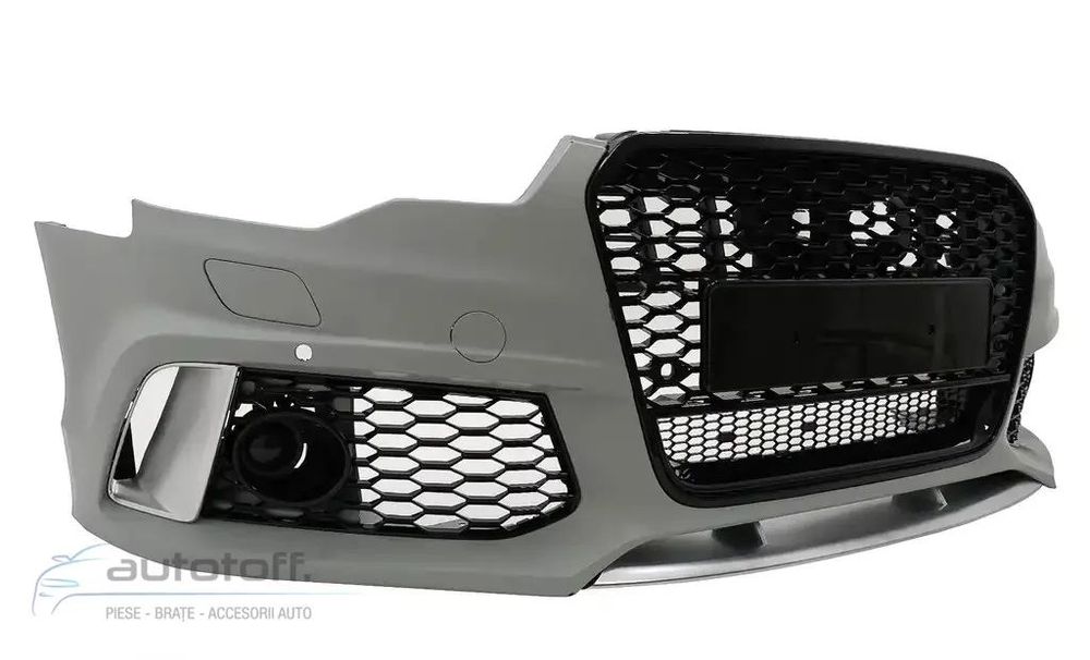 Bara Fata cu Grila Centrala compatibil cu Audi A6 4G (2011-2015) RS6 Design