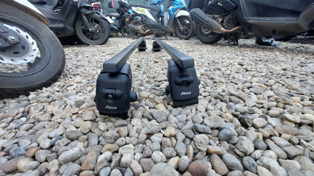 Barte portbagaj transversale auto cu antifurt Atera