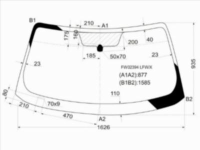 Стекло лобовое  Infiniti Fx 35