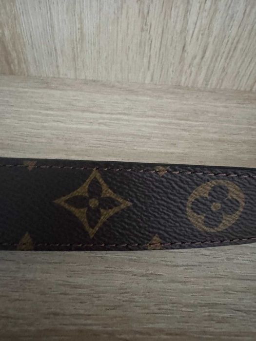 Промо-Louis Vuitton-Чисто нов дамски автентичен двулицев колан 105 см