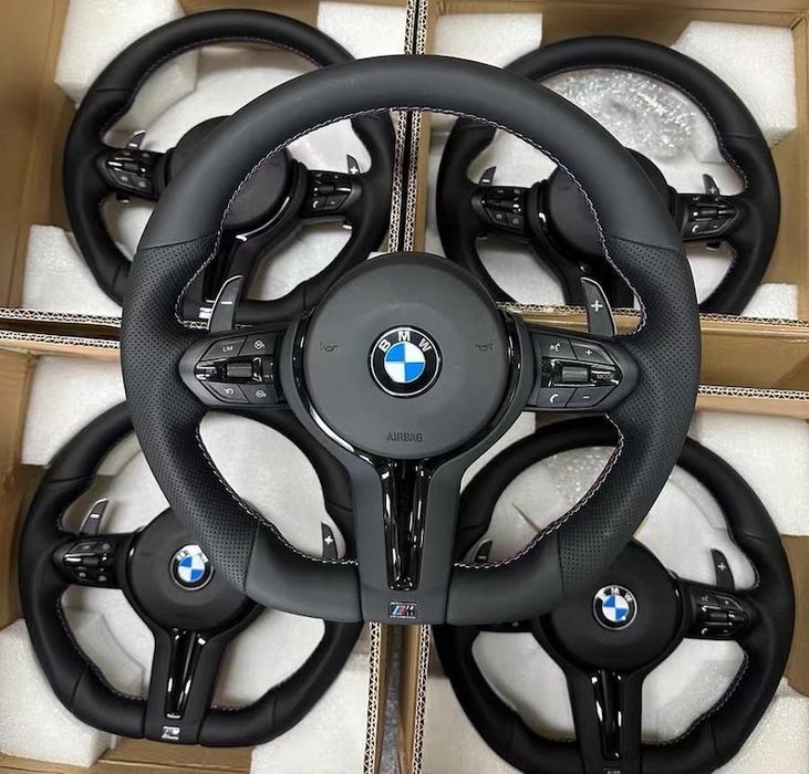 Volan BMW M tesit, compatibil cu generatiile F, F30 F10 F01 F15 F16 F31 F11 F36 F34 F32 E60 E61 E70 E71 E84 E90 E91 E92 E93
