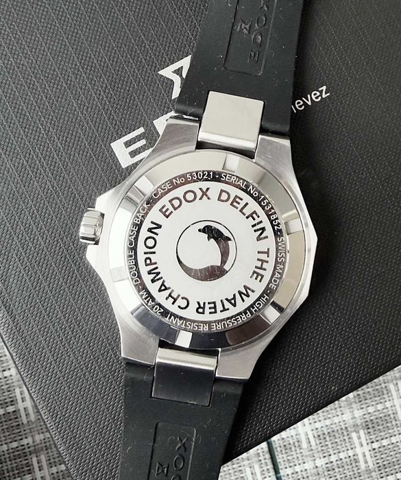 Edox Delfin Blue 3 Hands 200m 53021 3CA BUIN