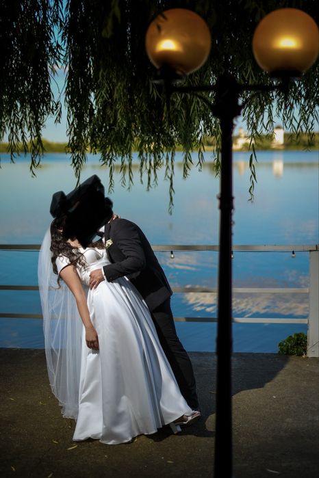 Rochie mireasa din tafta