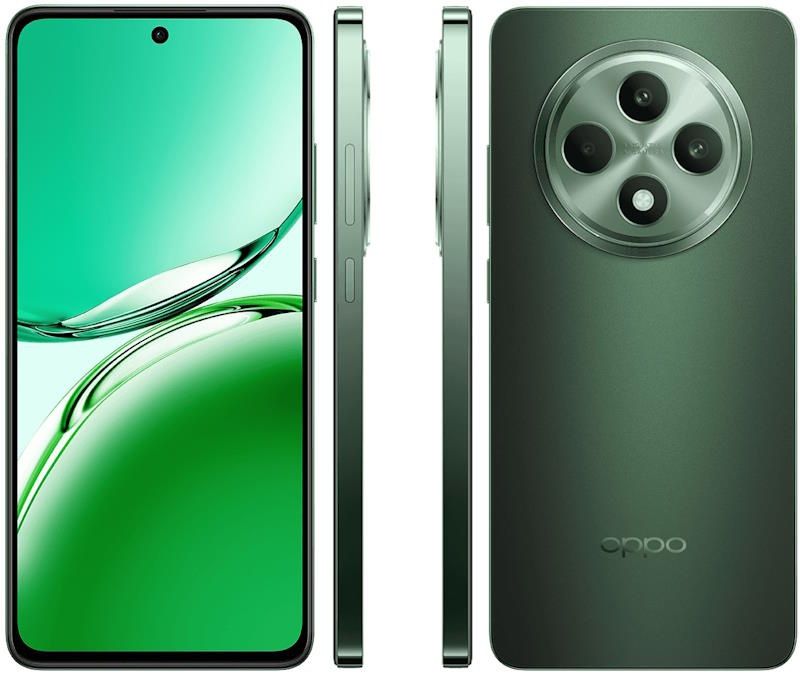 Telefon mobil Oppo Reno 12 F 5G Dual SIM Black GREEN.