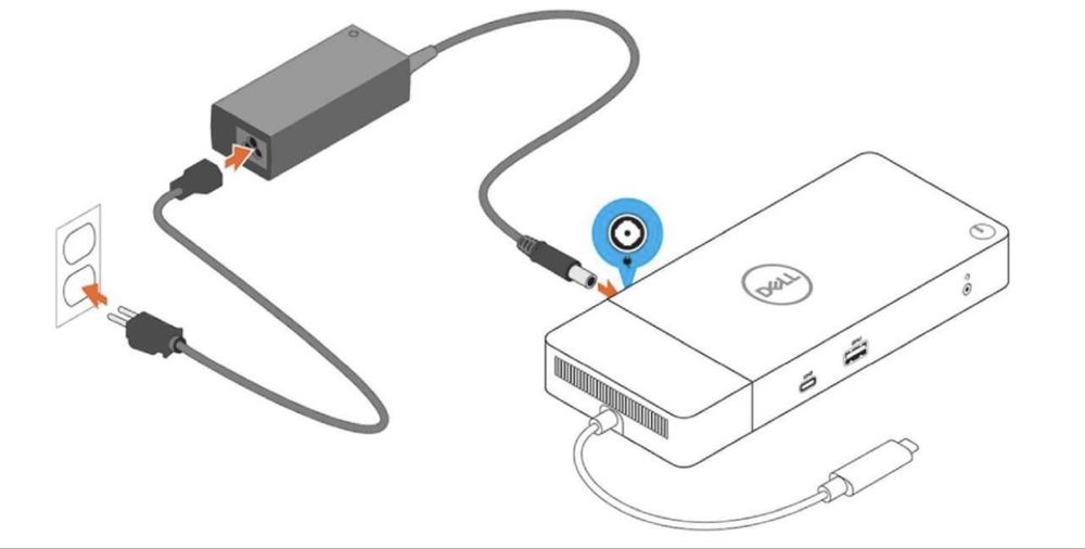 Amerikanskiy Dell WD19 4K Dock USB-C / Док-станция Dell WD19 4K