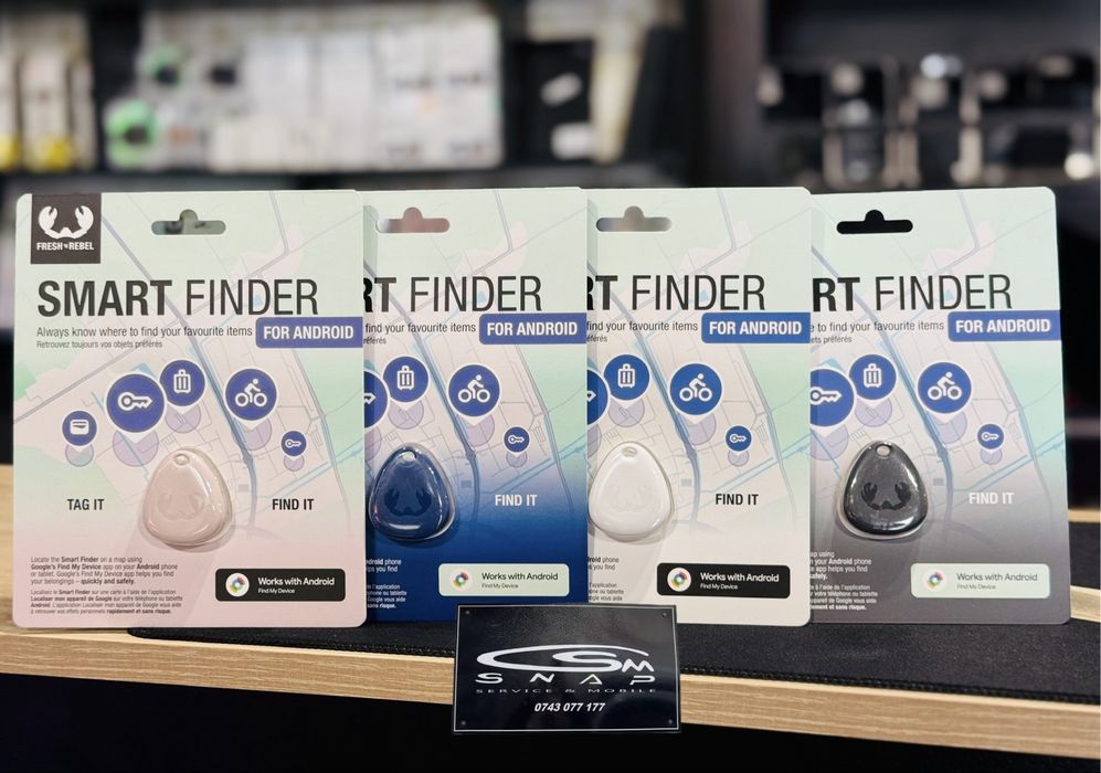 Smart finder airtag ios si android bike bell