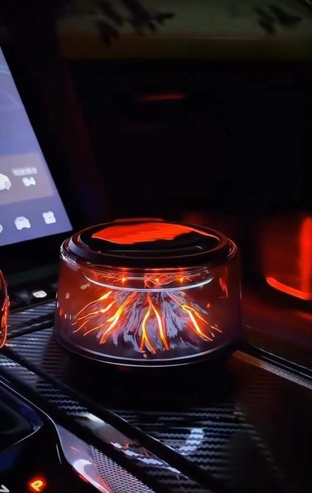 Автомобильный освежитель ароматизатор воздуха Volcano с LED подсветкой