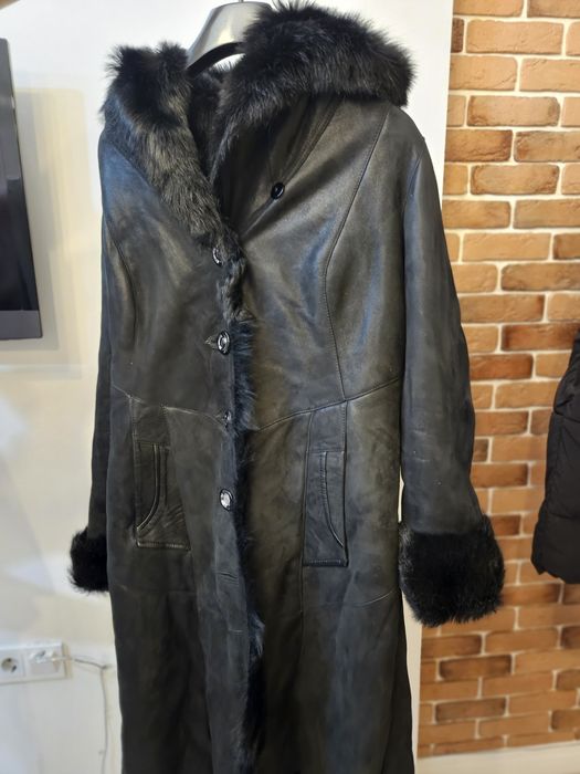 Женская натуральная дубленка