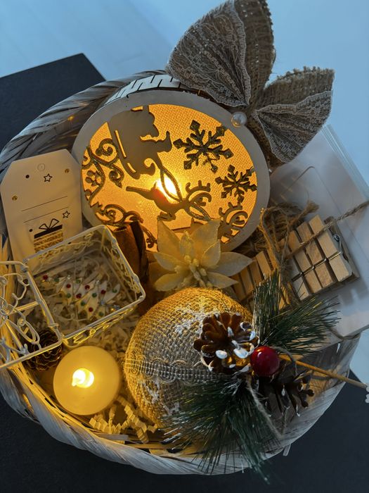 Коледна кошница handmade