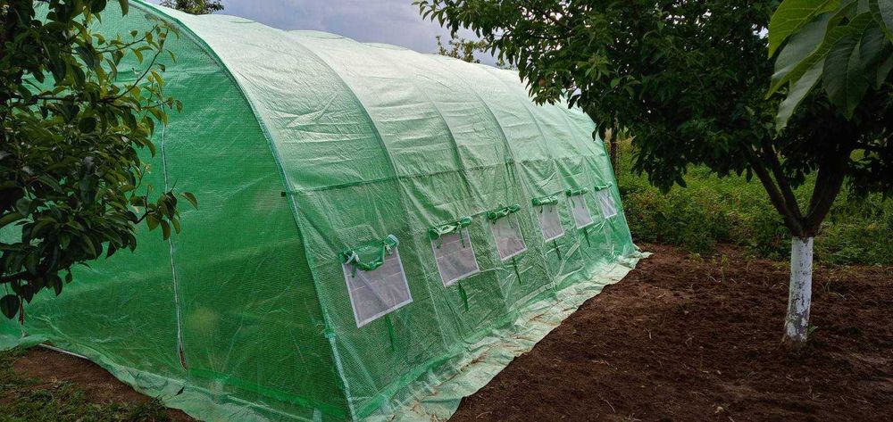 Висока оранжерия парник 4x4 m - дебели тръби 32х1,1 мм