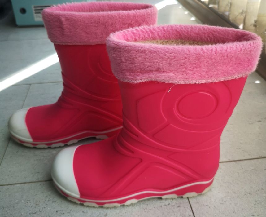 Гумени ботушки с термочорапче 31 номер
