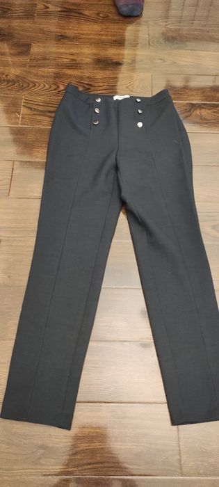 Новые два темно синие брюки классические Турция S