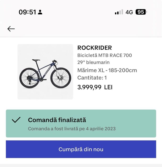 Bicicletă rockrider