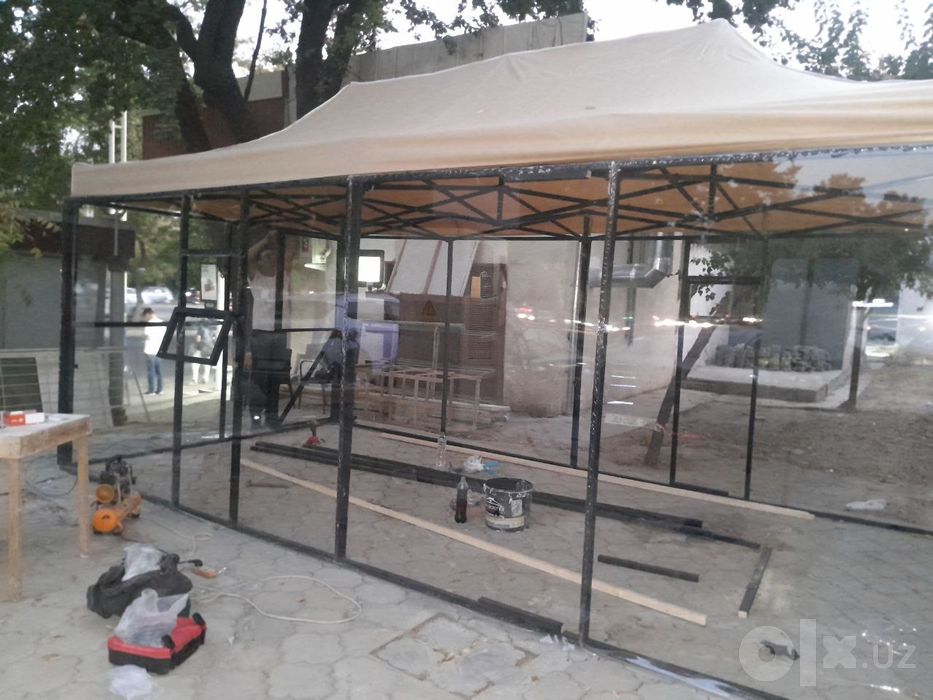 Банер тент целофан устоновка . Baner tent ustonovka salofan