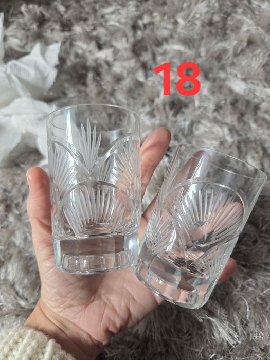 Pahare de 100ml din cristal vechi