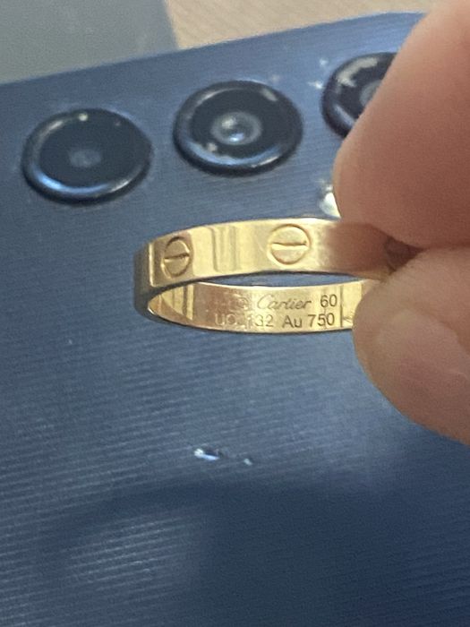 Сватбена халка Cartier love 60размер
